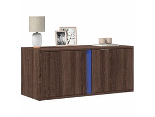 Meuble tv coloris marron 80 cm <strong></strong> <strong></strong>