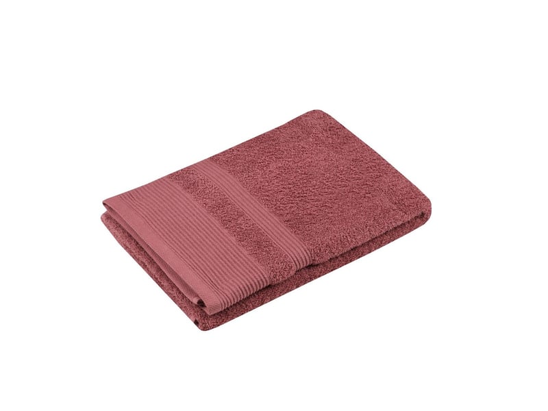 Serviette de toilette en coton lilas  - Conforama A