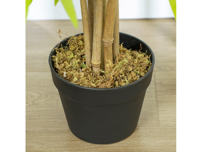  Bambou artificiel 17x17x150 cm en pot vert  - Conforama D