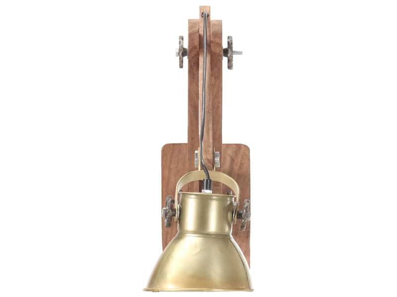  Lampe murale, applique murale style industriel laiton rond e27  - Conforama E