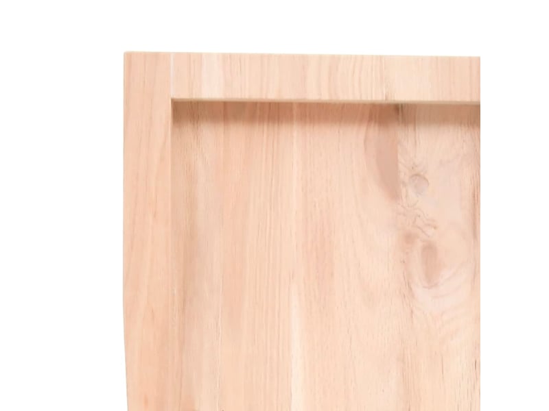  Comptoir de salle de bain, plan de travail 100x50x(2-6)cm bois massif non traité cf65697  - Conforama E