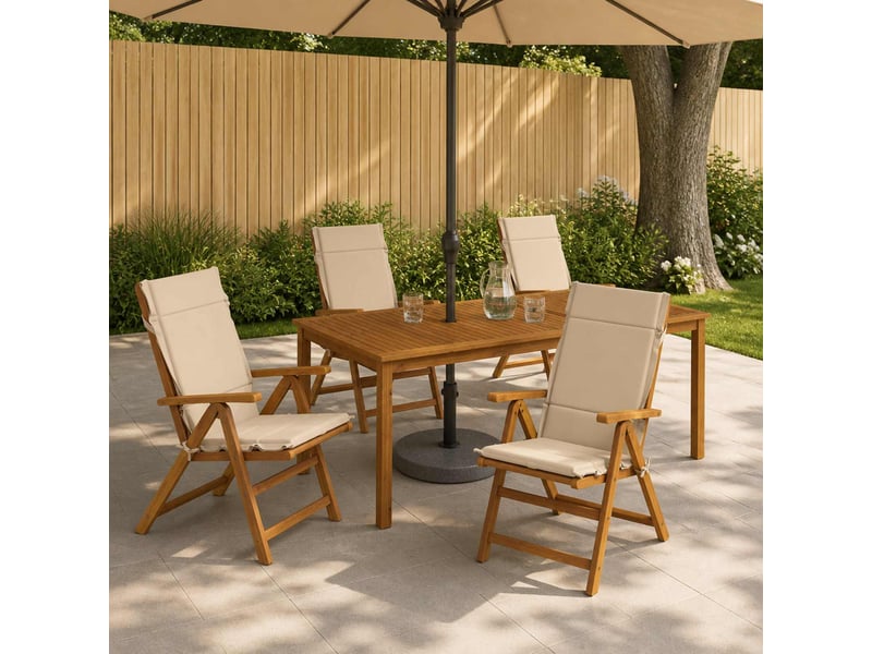  Lot de 4 coussins de chaise à dossier haut  gemert cf59317  - Conforama B