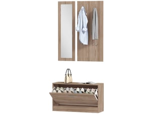 Console 0 tiroir(s)  coloris marron <strong></strong> <strong></strong>