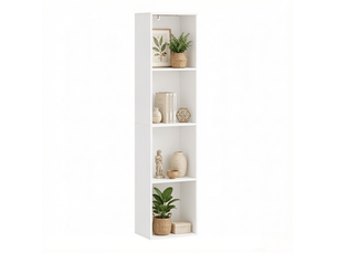 Bibliotheque coloris  blanc 4 étagère(s) MIVRAY   - 40 cm x 170 cm