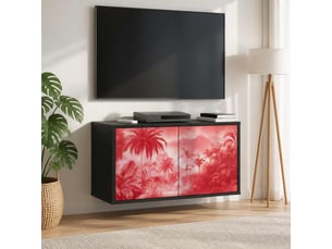 Meuble tv coloris noir 69 cm <strong>VIDAXL</strong>  <strong></strong>