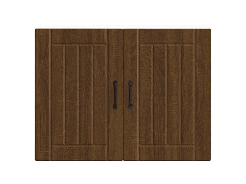 Meuble de rangement, armoire murale de cuisine lucca chêne marron bois ingénierie shl6006 - Conforama D