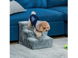 Pouf / repose pied VIVRYN gris