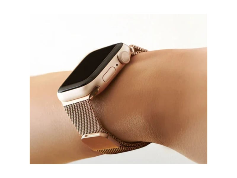  Bracelet pour apple watch 38 ,  40 ,  41 ,  42 mm modèle milan traction v2 decoded argent D26AWS41MTS2TM - Conforama C