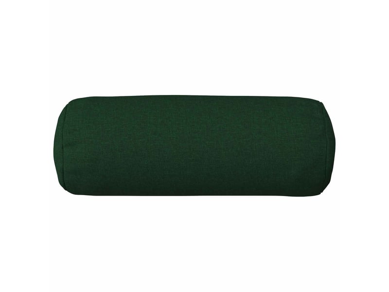  Lot de 6 housses de coussin heerlen vert foncé ø 15 x 40 cm tissu cf49778  - Conforama C