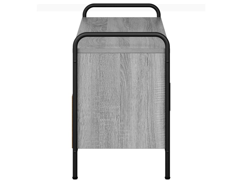  Meuble tv moderne, banc tv 99x33x50 cm sonoma gris bois d'ingénierie  - Conforama E