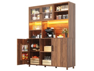 Buffet coloris multicolore