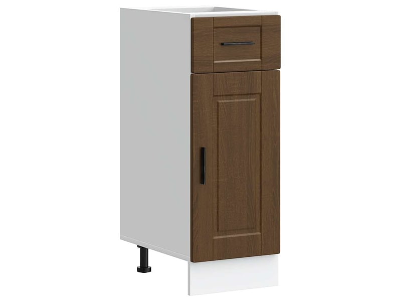  Meuble de rangement, armoire de cuisine porto chêne marron bois d'ingénierie shl4253  - Conforama A