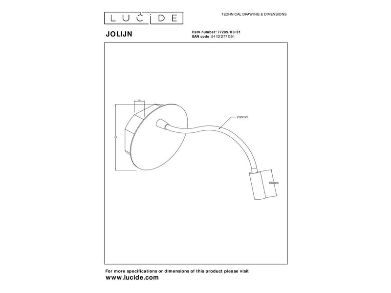 Applique murale led magnétique rechargeable blanche - lucide - jolijn  - Conforama D