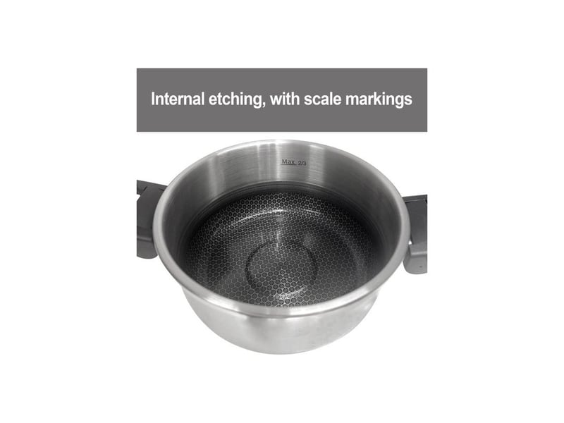 Autocuiseur avec couvercle 8l tous feux dont induction acier inoxydable swiss haus sh-pcr8l - Conforama C