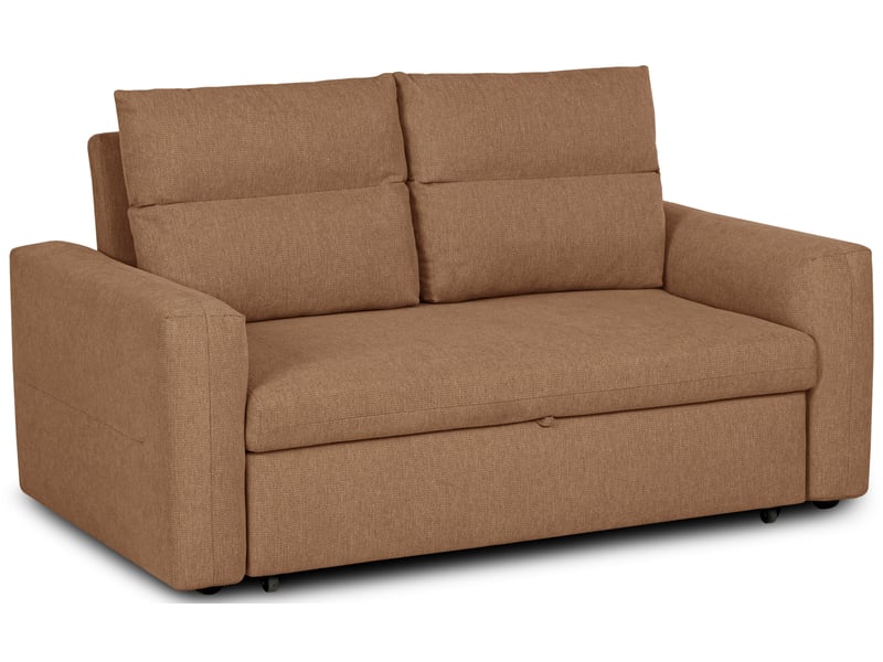  Canape droit convertible orange 2 places  - Conforama B
