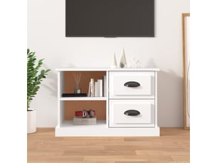 Meuble tv coloris blanc 73 cm <strong></strong>  <strong></strong>