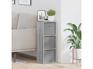 Buffet - bahut - meuble de rangement avec tiroir gris sonoma 25,5 x 22 x 69,5 cm