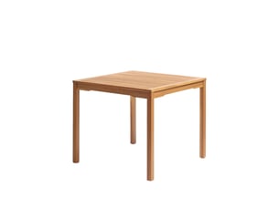 Table de jardin carrée en acacia massif huilé 24p praia