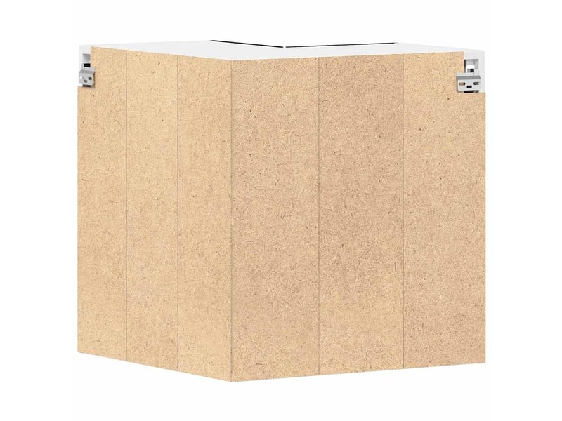  Meuble de rangement, armoire suspendue lyon chêne noir 57x57x60cm  - Conforama E