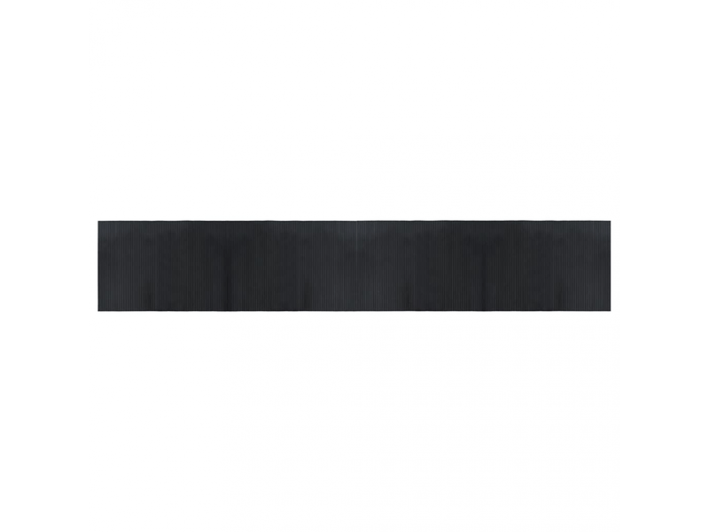  Tapis rectangulaire noir 70x400 cm bambou - comfortxl 376756 - Conforama A