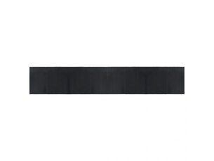 Tapis rectangulaire noir 70x400 cm bambou - comfortxl