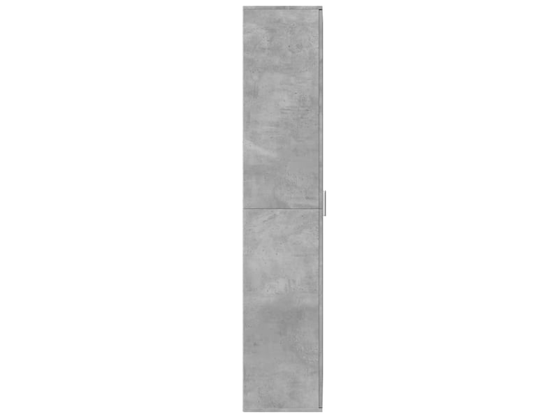  Buffet haut - bahut - meuble de rangement gris béton 70x35x180 cm bois d'ingénierie  - Conforama D
