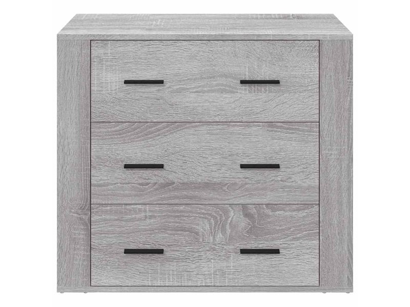  Buffet - bahut - meuble de rangement sonoma gris 80x33x70 cm bois d'ingénierie  - Conforama C