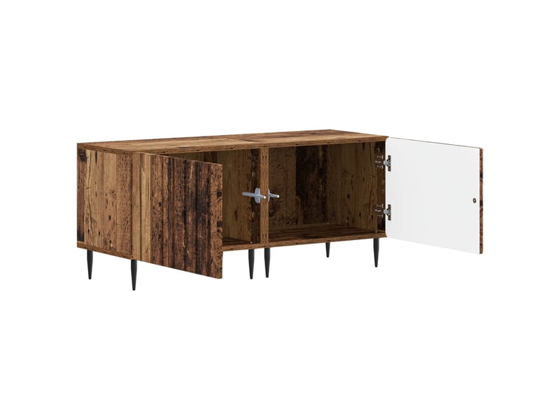  Meuble tv - banc tv - meuble de rangement bois ancien bois d'ingénierie  - Conforama C