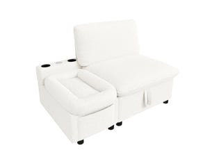 Fauteuil fixe  CozyNest Tissu beige