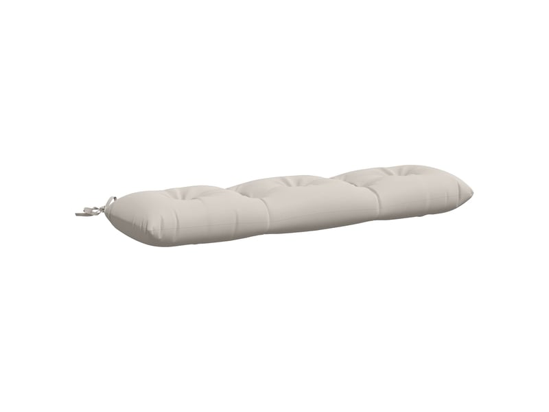  Coussin de banc, coussin d'assise, coussin de canapé vianen 100 % polyester blanc 110 x 30 x 12 cm cf53956  - Conforama B