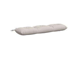 Coussin de banc, coussin d'assise, coussin de canapé vianen 100 % polyester blanc 110 x 30 x 12 cm cf53956