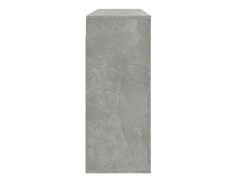  Armoire murale, meuble de rangement gris béton 80x33x80 cm bois d'ingénierie shl74284  - Conforama E