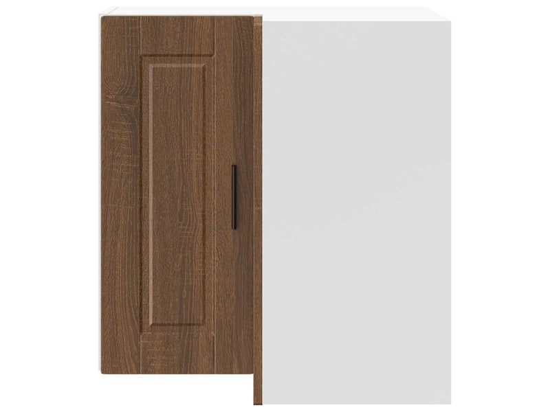  Armoire d'angle murale de cuisine porto chêne marron  - Conforama D