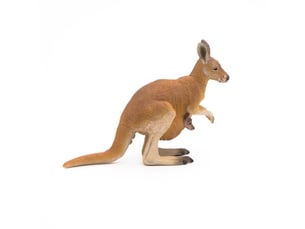 Kangourou et son bébé papo figurine