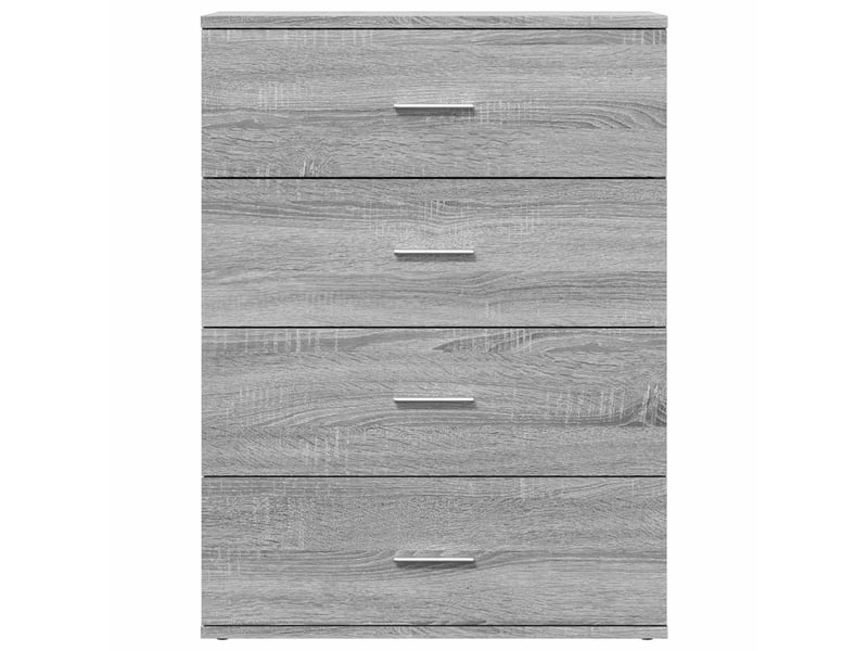  Buffet - bahut - meuble de rangement sonoma gris 60x39x80 cm bois d'ingénierie  - Conforama E