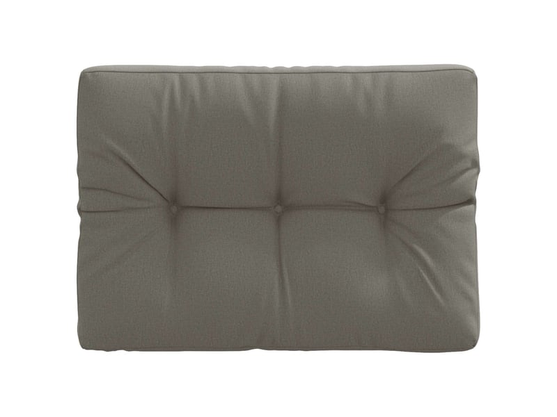  Coussin de dossier de palette, coussin de dos vianen 100 % polyester gris cf55160  - Conforama D