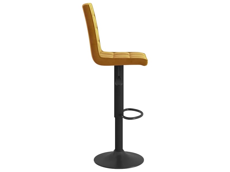  Lot de 2 tabouret de bar, chaise de bar marron velours shl87709  - Conforama E