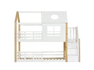 Lit superposé 90x200 cm <strong>BGSRYAO</strong>  <strong></strong> coloris blanc