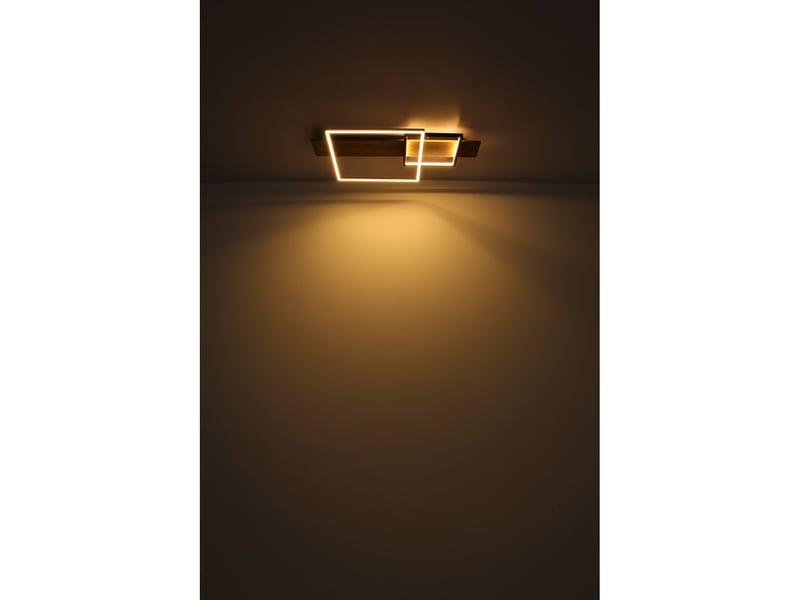  Plafonnier semi-encastré led intégré 60x40cm blanc mat 2x led 3000k  - Conforama E