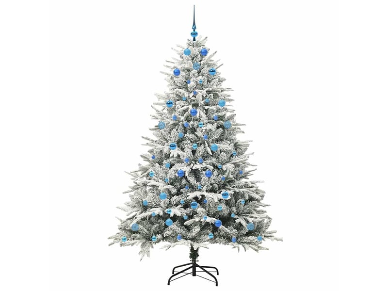 Sapin de noël, arbre de noël artificiel pré-éclairé avec ensemble de boules shl3927 - Conforama D