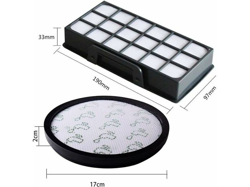  Lot 2 remplacement filtre pour rowenta x-trem power cyclonic aspirateur zr006001 ro69xx ro72xx ro7230ea ro7260ea  - Conforama D
