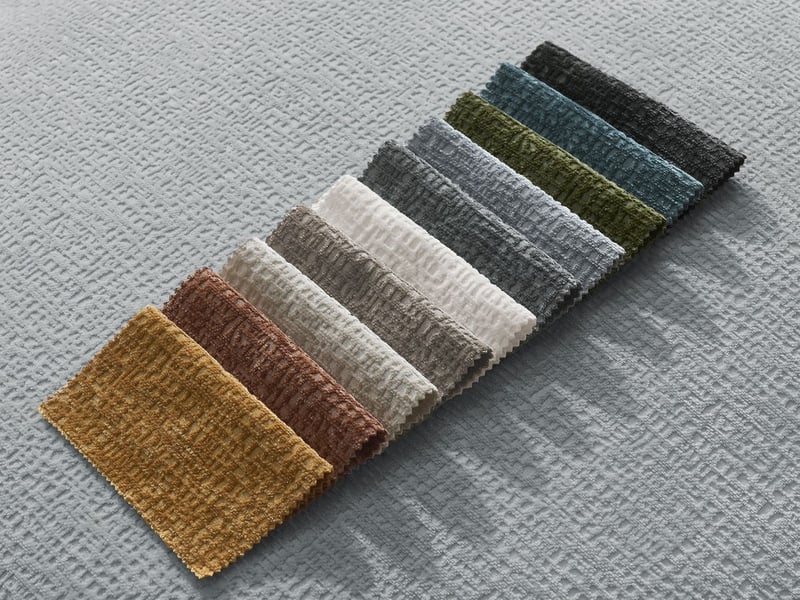  Bobochic canapé droit fixe 3 places leopold tissu texturé avec pouf gris clair  accoudoir droit LEOPOLD - Conforama C