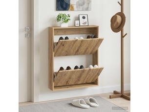 Meuble à chaussures 3 paire(s)  <strong></strong>  <strong></strong> coloris bois clair