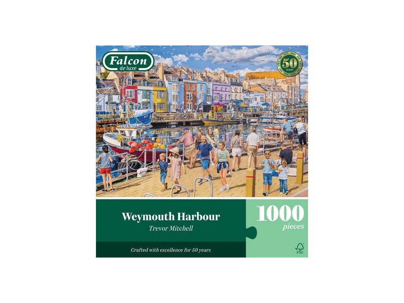 Puzzle 1000 pieces jumbo weymouth harbour JUM8721017609186 - Conforama C