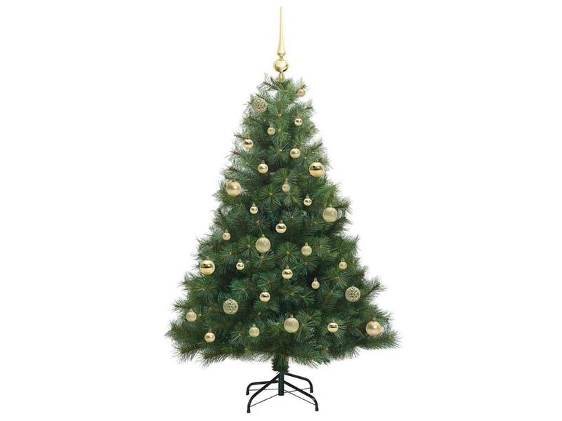 Sapin de noël artificiel, arbre de noël avec 150 led vert 150 cm pe et pvc shl7628  - Conforama D