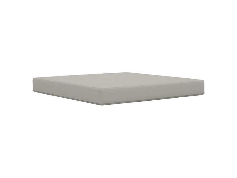 Coussin de canapé d'extérieur, coussin de chaise polyester gris 80 x 80 cm cf54092 - Conforama D