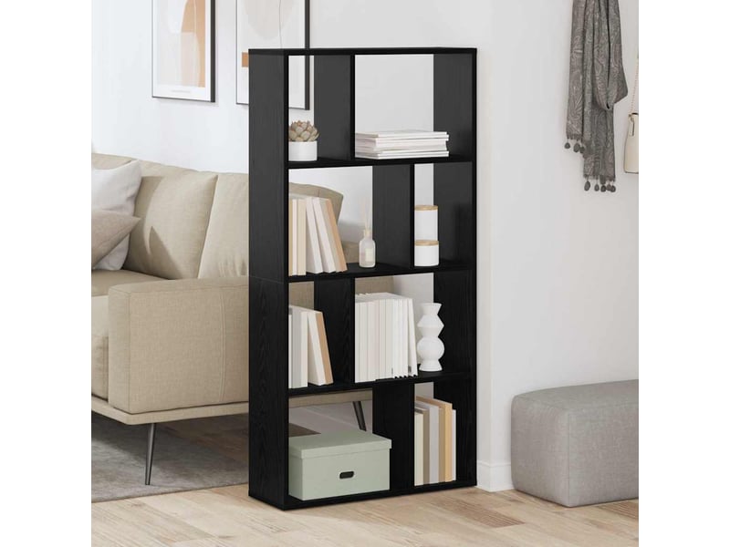  Bibliothèque 8 niveaux, armoire à livres 60 x 20 x 120,5 cm bois d'ingénierie  - Conforama B