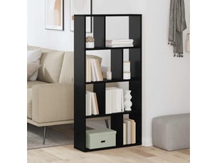 Bibliotheque coloris  noir  <strong></strong> <strong></strong> - 60 cm x 120.5 cm
