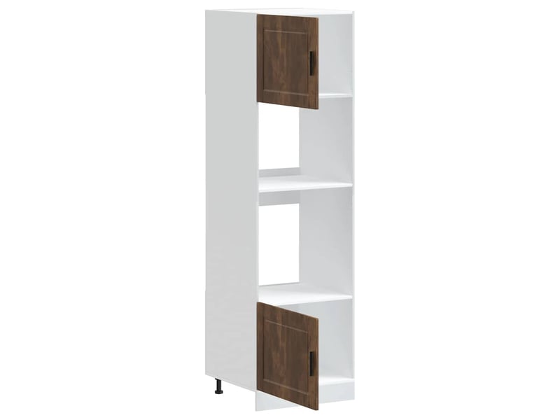  Meuble de rangement, armoires de four porto chêne fumé bois d'ingénierie  - Conforama E