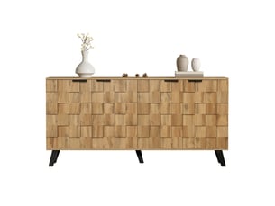 Buffet 4 porte(s)  0 tiroir(s)  Fay Lum - 160.5 cm coloris naturel 